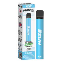 H Berry Ice Haze CBD Vape Disposable 300MG 600 Puffs