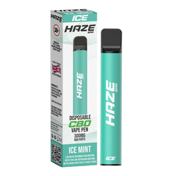 Ice Mint Haze CBD Vape Disposable 300MG 600 Puffs