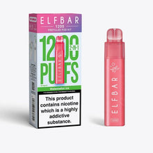 2 in 1 Elfbar 1200 Puffs Prefilled Pod Kit Box of 5 - #Simbavapeswholesale#