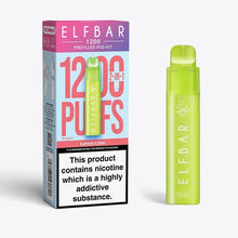 2 in 1 Elfbar 1200 Puffs Prefilled Pod Kit Box of 5 - #Simbavapeswholesale#