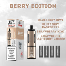 4 in 1 Sky Hunter 2600 Puffs Disposable Vape - Box of 5-Berry Edition-vapeukwholesale