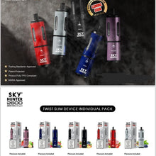 4 in 1 Sky Hunter 2600 Puffs Disposable Vape Box of 5-Ocean Edition-vapeukwholesale