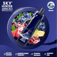 4 in 1 Sky Hunter 2600 Puffs Disposable Vape Box of 5-Ocean Edition-vapeukwholesale