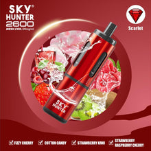 4 in 1 Sky Hunter 2600 Puffs Disposable Vape Box of 5-Scarlet Edition-vapeukwholesale