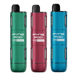 6 in 1 Pyne Pod PP6000 Disposable Vape Pod Kit Box of 5 - Adventure Edition - vapeukwholesale