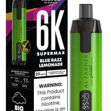 Al Fakher Supermax 6k Puffs Disposable Vape Pod Kit (Box of 5) - #Simbavapeswholesale#