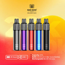 Bar Juice 5000 Refillable Starter Vape Kit - Mcr Vape Distro