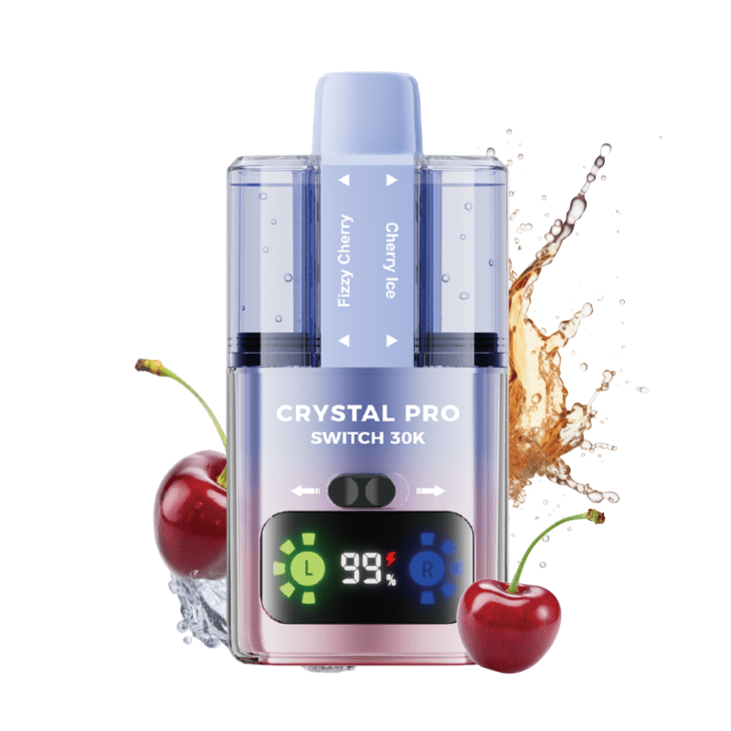 crystal vape bulk buy Crystal Pro Switch 30k Prefilled Pod Vape Kit Box of 5 – Rockafella Distro