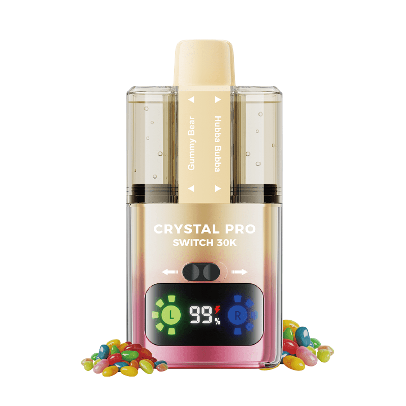 Crystal Pro Switch 30k Prefilled Pod Vape Kit Box of 5 Rockafella Distro Crystal Pro Switch 30k Prefilled Pod Vape Kit Box of 5 Rockafella Distro
