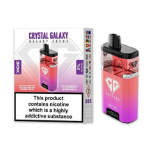 Crystal Galaxy Focus 30k Disposable Vape Pack of 5 - Mcr Vape Distro