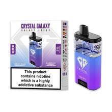 Crystal Galaxy Focus 30k Disposable Vape Pack of 5 - Mcr Vape Distro