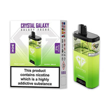 Crystal Galaxy Focus 30k Disposable Vape Pack of 5 - Mcr Vape Distro