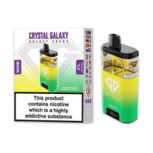 Crystal Galaxy Focus 30k Disposable Vape Pack of 5 - Mcr Vape Distro