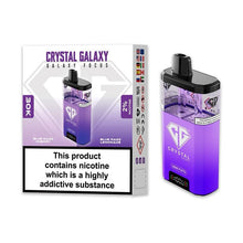 Crystal Galaxy Focus 30k Disposable Vape Pack of 5 - Mcr Vape Distro