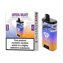 Crystal Galaxy Focus 30k Disposable Vape Pack of 5 - Mcr Vape Distro