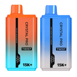 Crystal Pro Twist 15000 Puffs Disposable Vape Box of 10 - #Simbavapeswholesale#