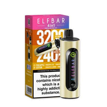 Elf Bar 4 - in - 1 3200 Prefilled Pod Kit Box of 10 - #Simbavapeswholesale#