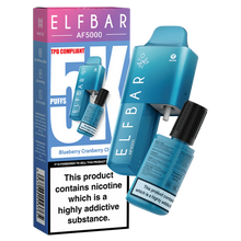 Elf bar AF5000 Puffs Disposable Vape Device - Box of 5 - #Simbavapeswholesale#