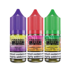 Firerose 5000 10ml Nic Salts E-liquids Box of 10 - #Simbavapeswholesale#