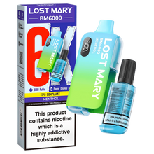 Lost Mary BM6000 Prefilled Disposable Vape Kit (Box of 5) - Mcr Vape Distro