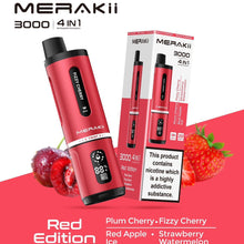 Merakii 3000 Puffs Disposable Vape Box of 5 - Mcr Vape Distro