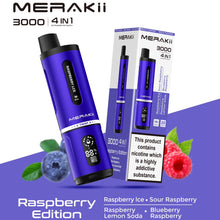 Merakii 3000 Puffs Disposable Vape Box of 5 - Mcr Vape Distro