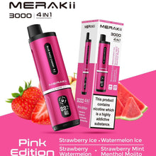 Merakii 3000 Puffs Disposable Vape Box of 5 - Mcr Vape Distro