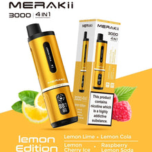 Merakii 3000 Puffs Disposable Vape Box of 5 - Mcr Vape Distro