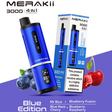 Merakii 3000 Puffs Disposable Vape Box of 5 - Mcr Vape Distro