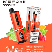 Merakii 3000 Puffs Disposable Vape Box of 5 - Mcr Vape Distro