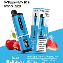 Merakii 3000 Puffs Disposable Vape Box of 5 - Mcr Vape Distro