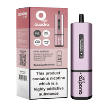 Quadro 2400 Puffs 4 in 1 Disposable Vape Pod Box of 5 - #Simbavapeswholesale#