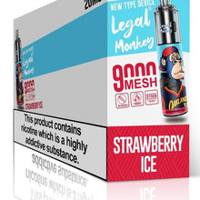 R and M Tornado Legal Monkey 9000 Disposable Vape - Vapour VapeLegal Monkey