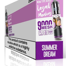 R and M Tornado Legal Monkey 9000 Disposable Vape - Vapour VapeLegal Monkey