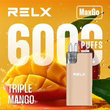 Relx Max Go 6000 Disposable Vape Box of 5 - #Simbavapeswholesale#