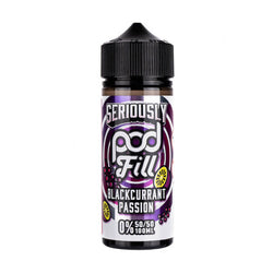 Blackcurrant Passion 100ml 50-50 Shortfill by Seriously Pod Fill