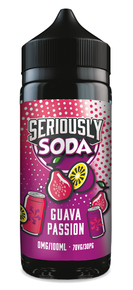 Seriously Soda - Guava Passion 100ml – Rockafella Distro