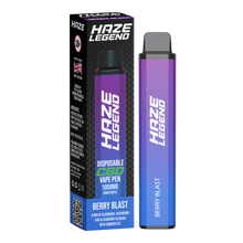 Haze Legend Berry Blast 1000mg 3500 Puffs Disposble Vape