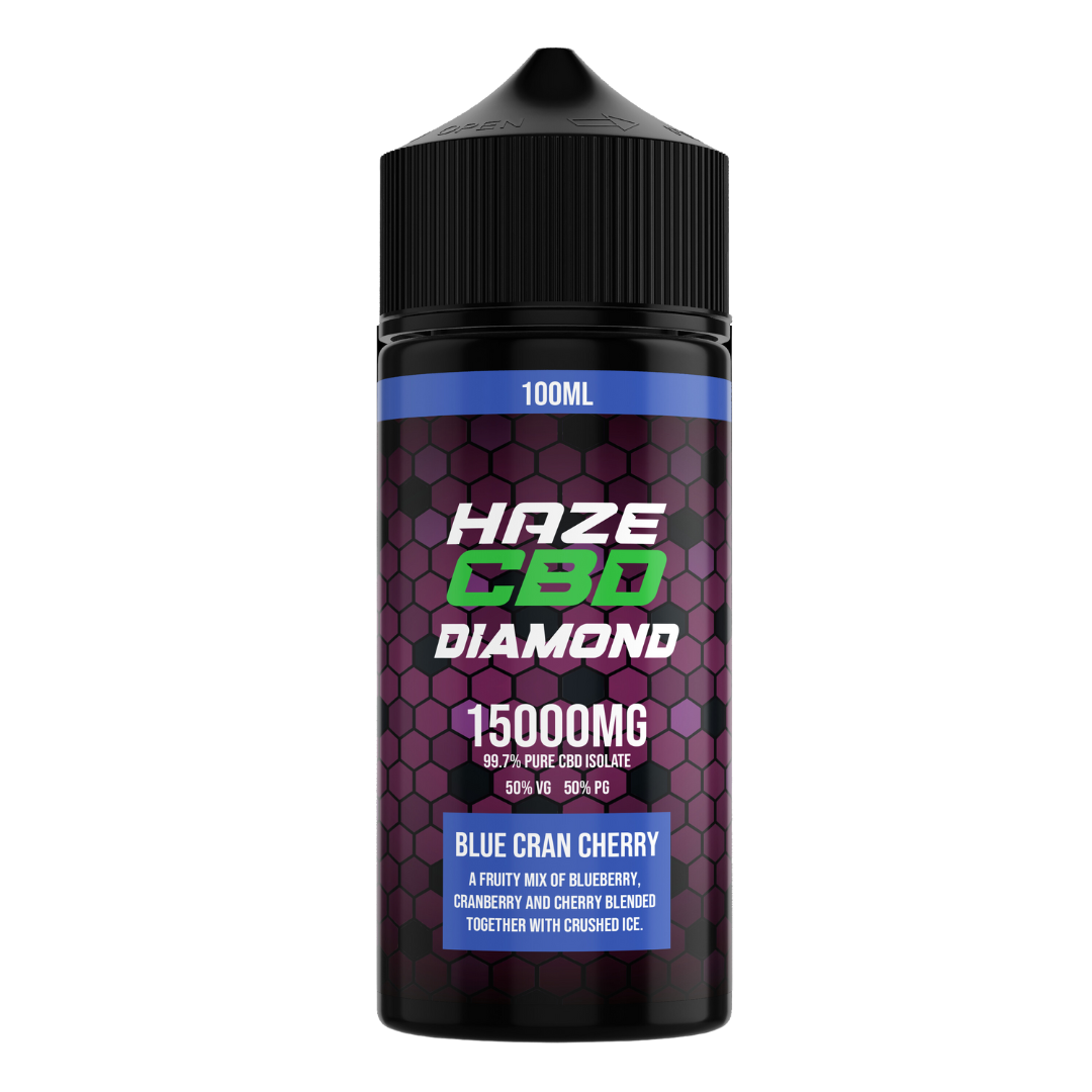 Haze CBD Diamond 15000 E-Liquid Blue Cran Cherry