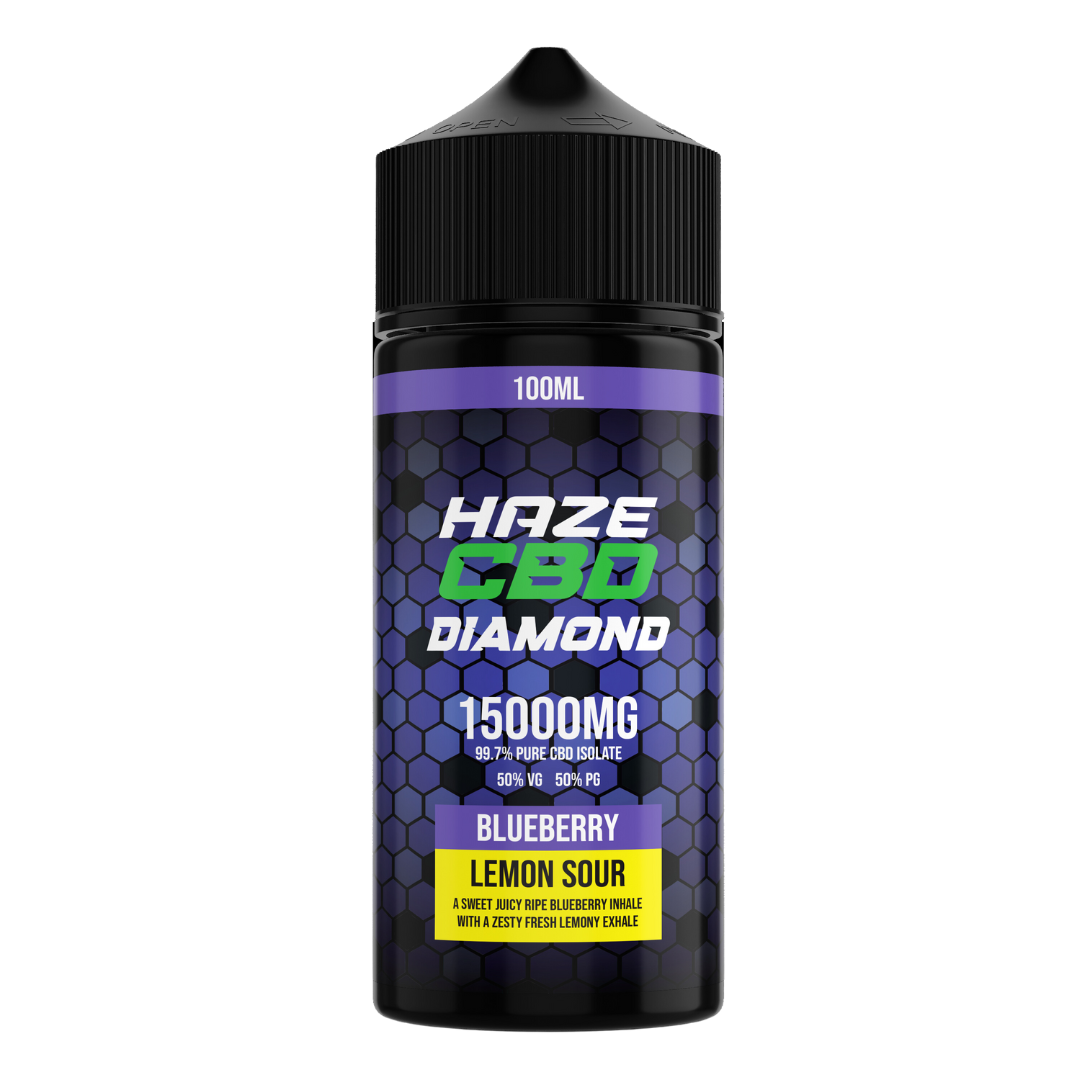 Haze CBD Diamond 15000 E-Liquid - Blueberry Lemon Sour