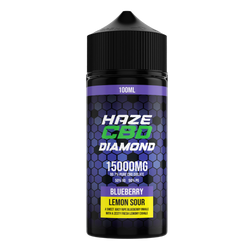 Haze CBD Diamond 15000 E-Liquid - Blueberry Lemon Sour