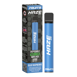 Blue Raspberry Haze CBD Vape Disposable 300MG 600 Puffs