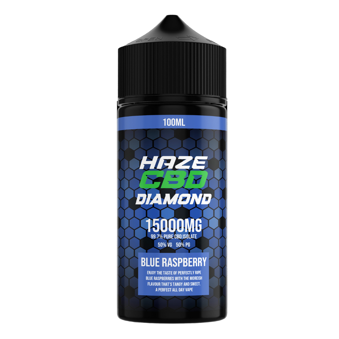 Haze CBD Diamond 15000 E-Liquid Blue Raspberry