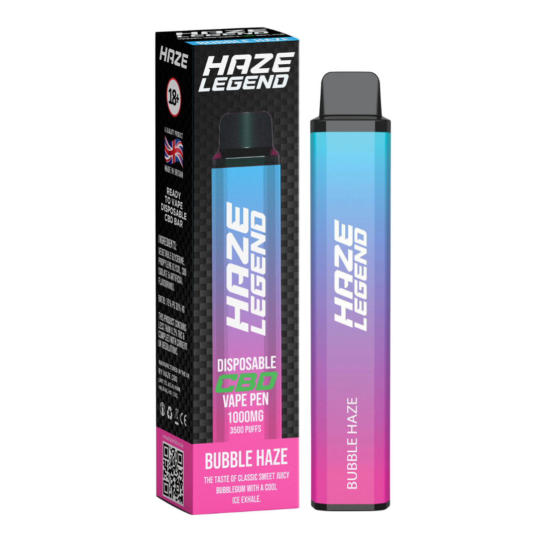 Haze Legend - Bubble Haze 1000mg 3500 Puffs Disposble Vape