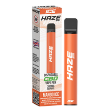 Mango Ice Haze CBD Vape 300MG 600 Puffs