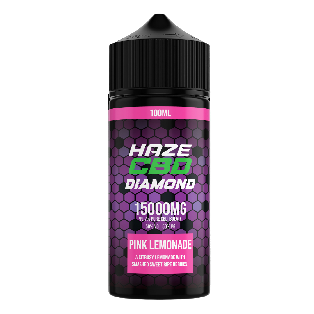 Haze CBD Diamond 15000 E-Liquid Pink Lemonade