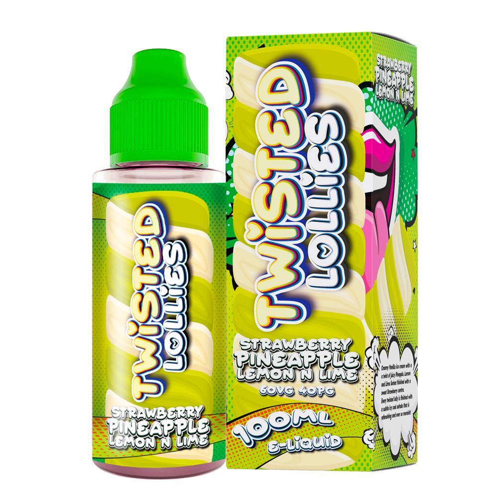 Strawberry Pineapple Lemon N Lime 100Ml E Liquid Twisted Lollies