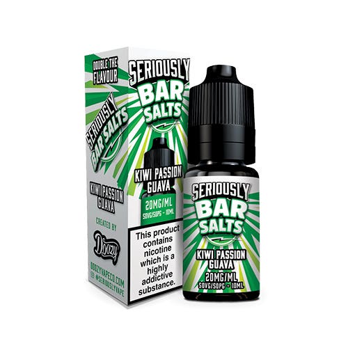 Seriously Bar Salts Kiwi Passion Guava Nic Salt