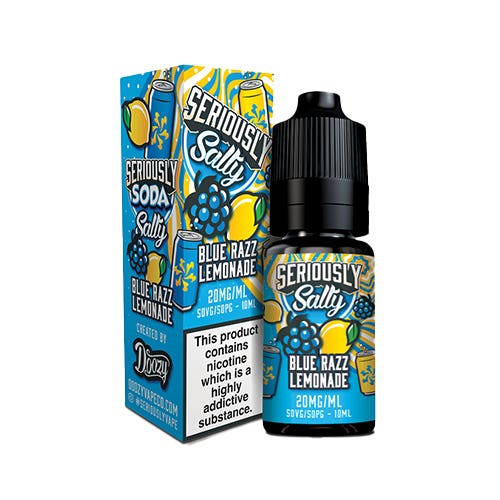 Seriously Salty Soda Blue Razz Lemonade