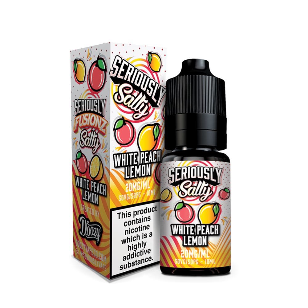 Seriously Fusionz White Peach Lemon Nic Salt